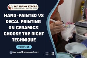 Hand-Painted vs. Decal Printing on Ceramics: Choosing the Right Technique