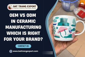 OEM vs. ODM in Ceramic Manufacturing: Which is Right for Your Brand?